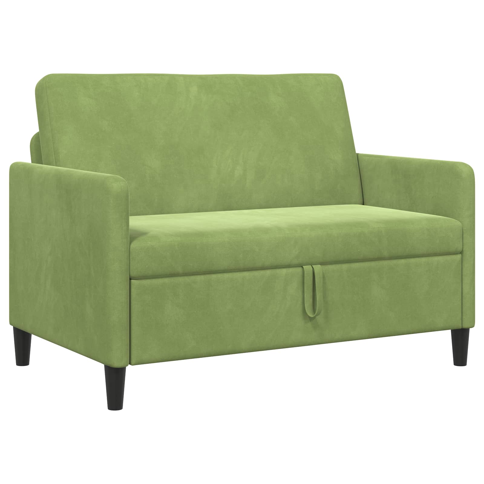 Sofa mit Stauraum Hellgrün 122 x 78 x 87 cm Polyester