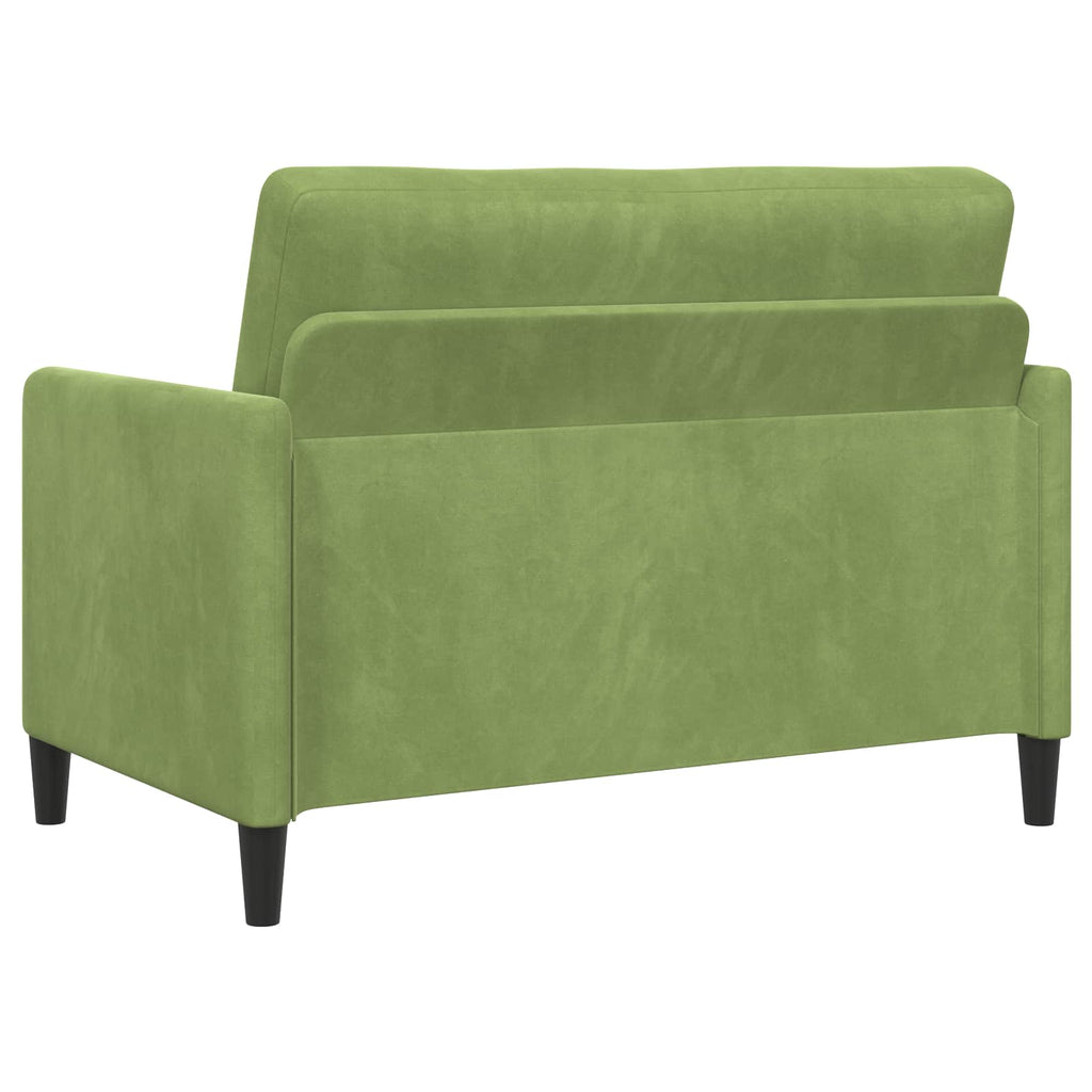 Sofa mit Stauraum Hellgrün 122 x 78 x 87 cm Polyester