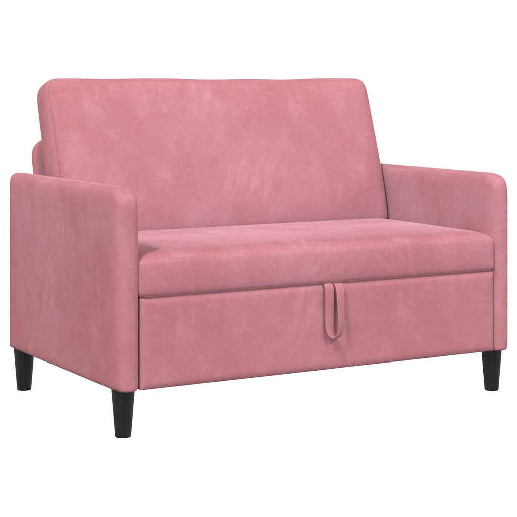 Sofa mit Stauraum Rosa 122 x 78 x 87 cm Polyester