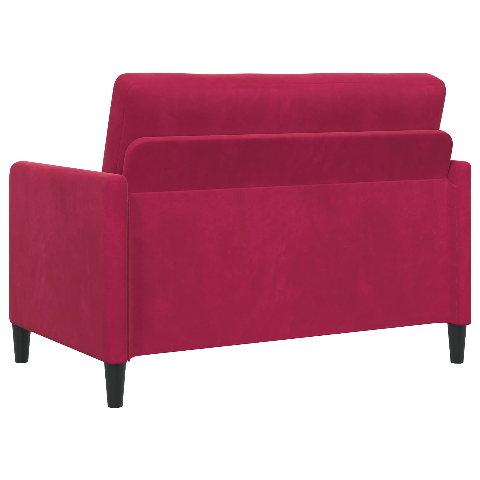 Sofa mit Stauraum Weinrot 122 x 78 x 87 cm Polyester