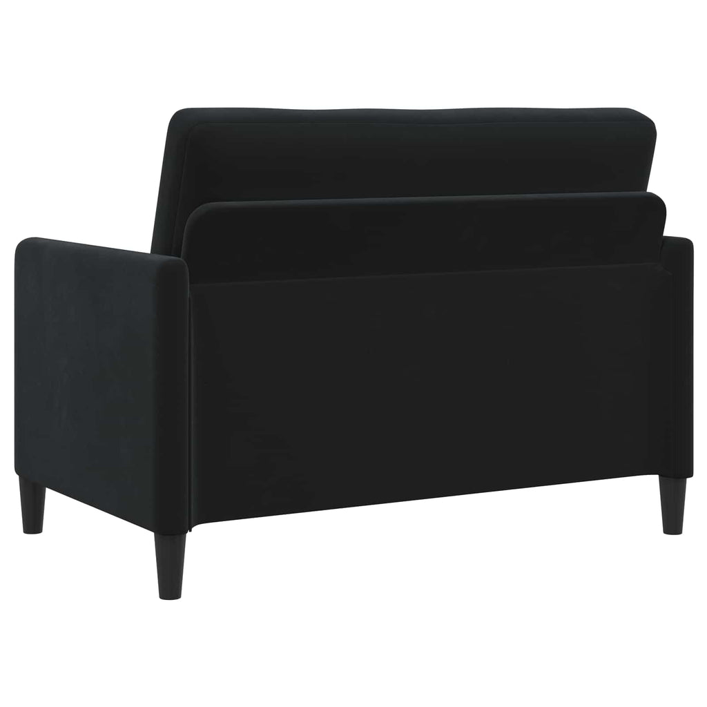 Sofa mit Stauraum Schwarz 122 x 78 x 87 cm Polyester