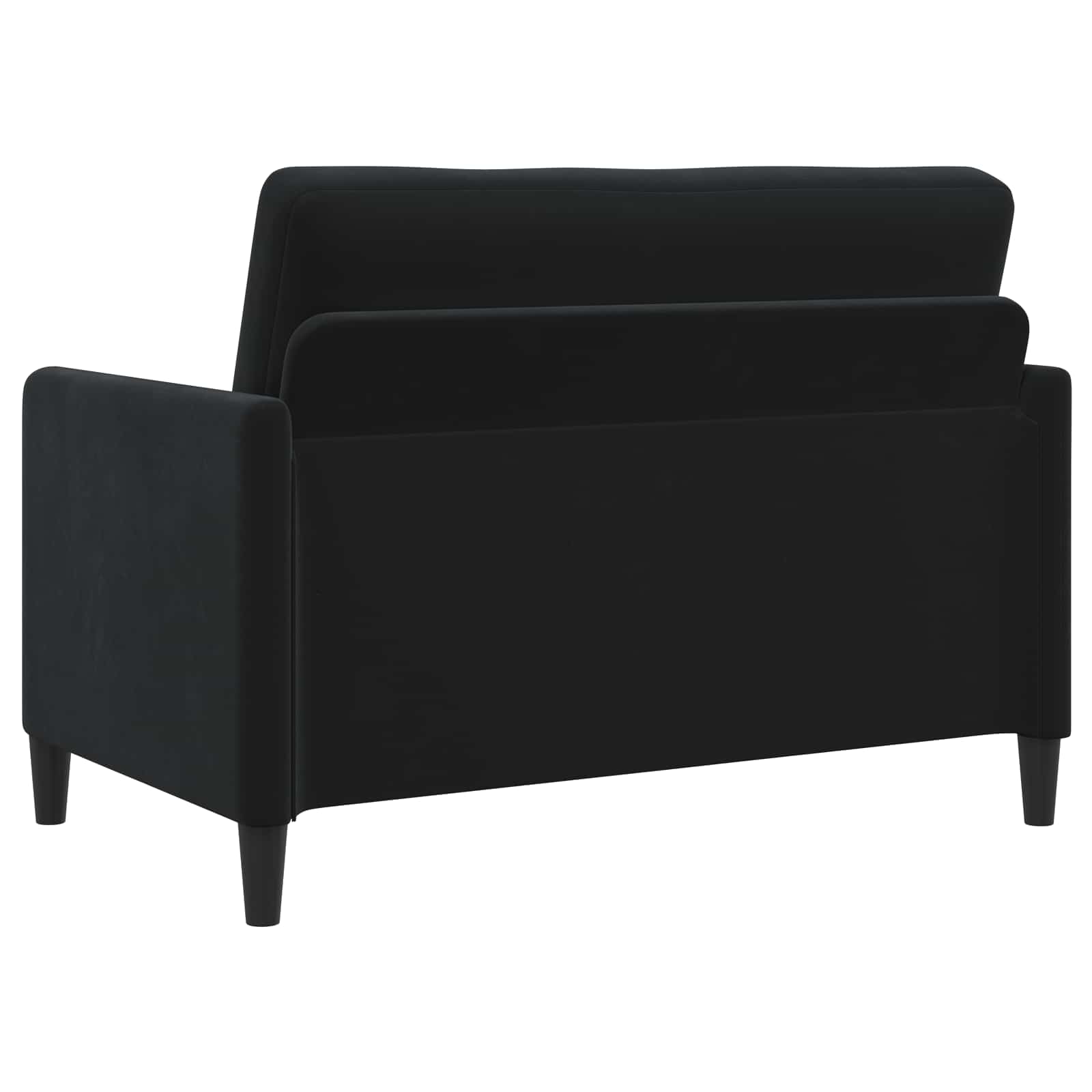 Sofa mit Stauraum Schwarz 122 x 78 x 87 cm Polyester