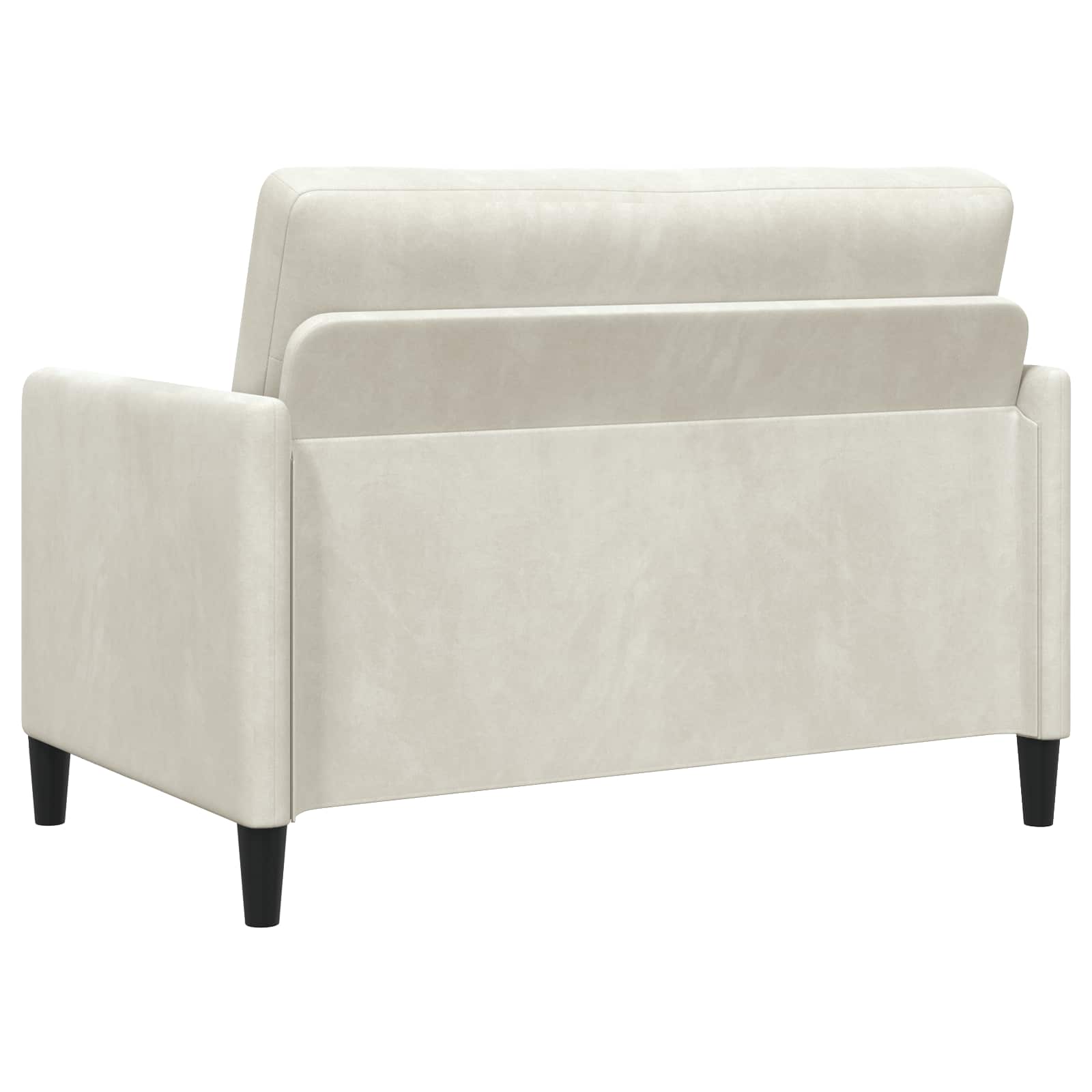 Sofa mit Stauraum Creme 122 x 78 x 87 cm Polyester