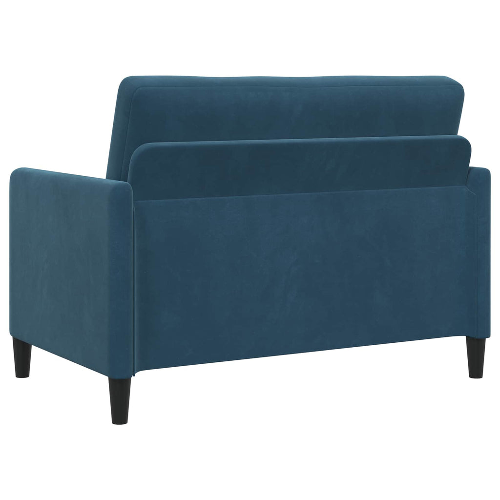Sofa mit Stauraum Blau 122 x 78 x 87 cm Polyester