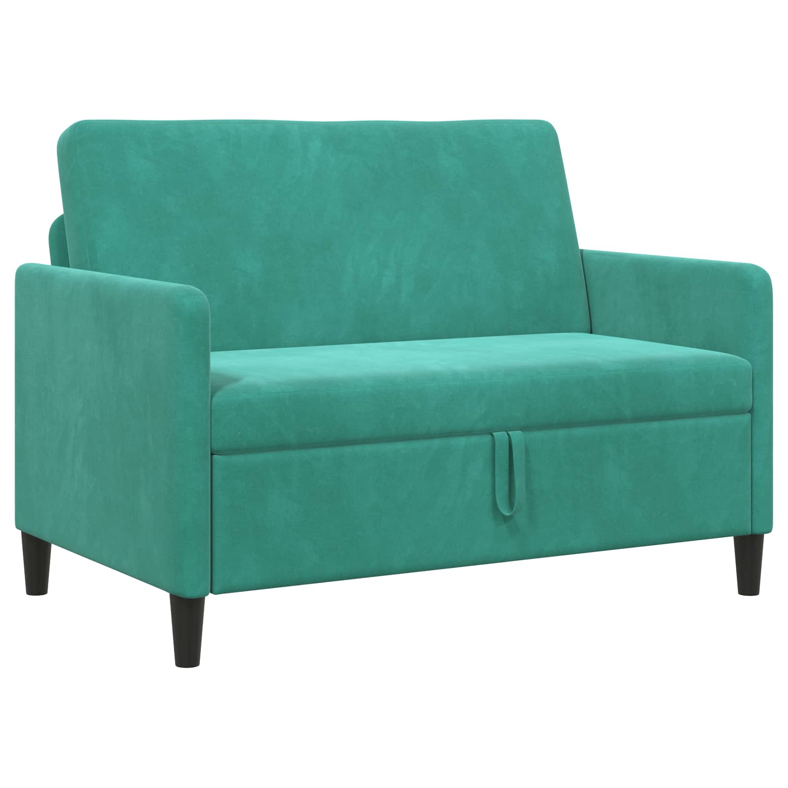 Sofa mit Stauraum Türkis 122 x 78 x 87 cm Polyester