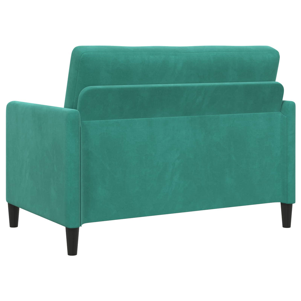 Sofa mit Stauraum Türkis 122 x 78 x 87 cm Polyester