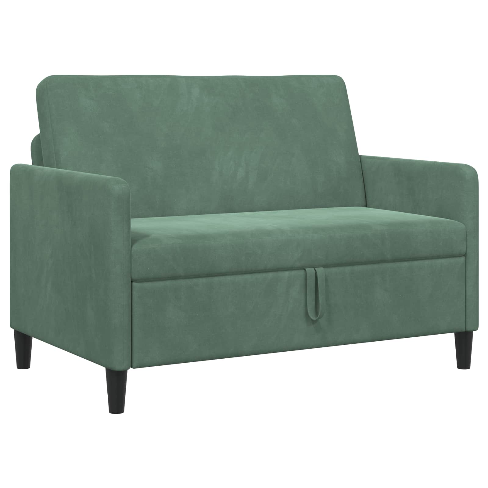 Sofa mit Stauraum Meergrün 122 x 78 x 87 cm Polyester