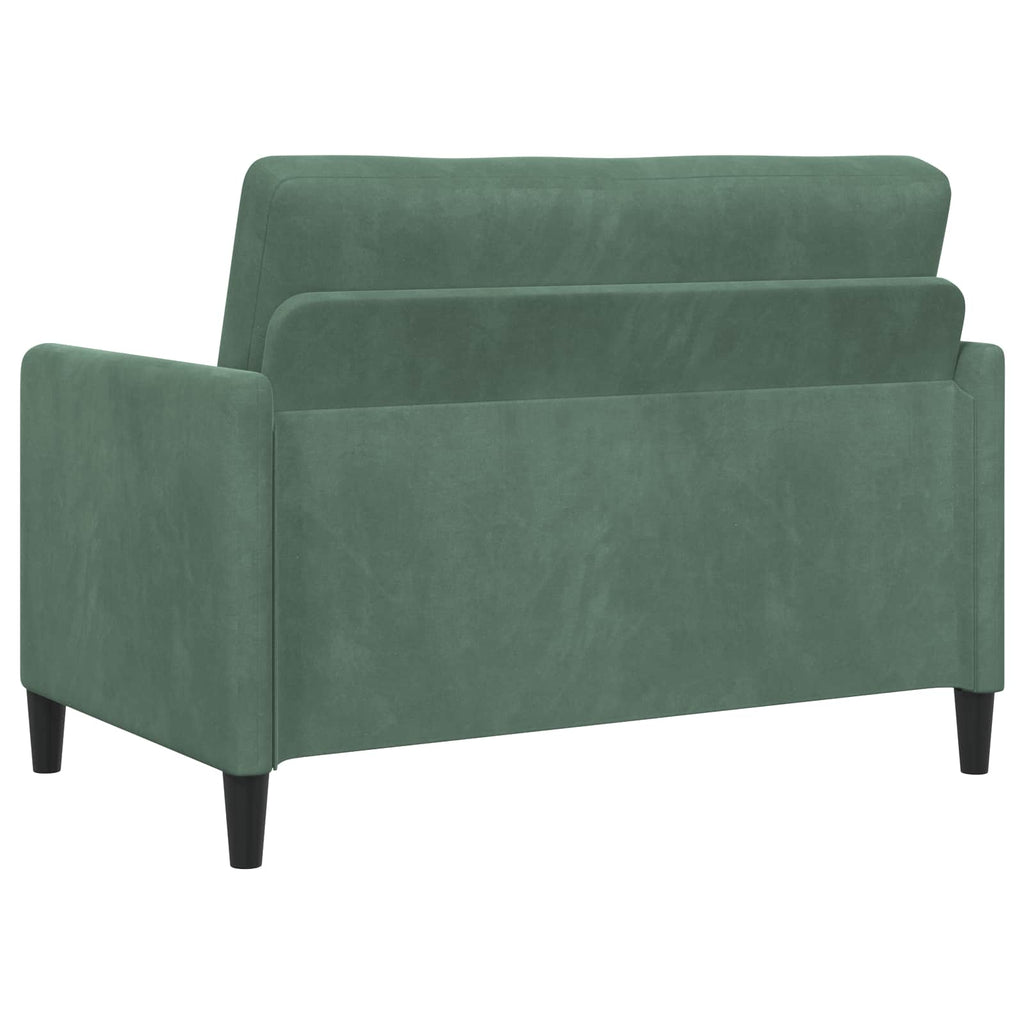 Sofa mit Stauraum Meergrün 122 x 78 x 87 cm Polyester
