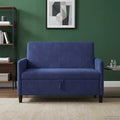 Sofa mit Stauraum Polizeiblau 122 x 78 x 87 cm Polyester