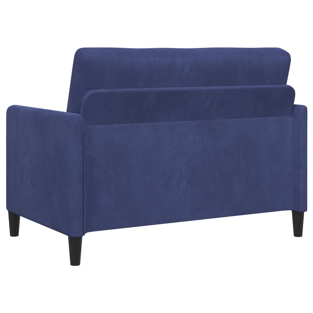 Sofa mit Stauraum Polizeiblau 122 x 78 x 87 cm Polyester