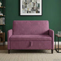 Sofa mit Stauraum Lila 122 x 78 x 87 cm Polyester
