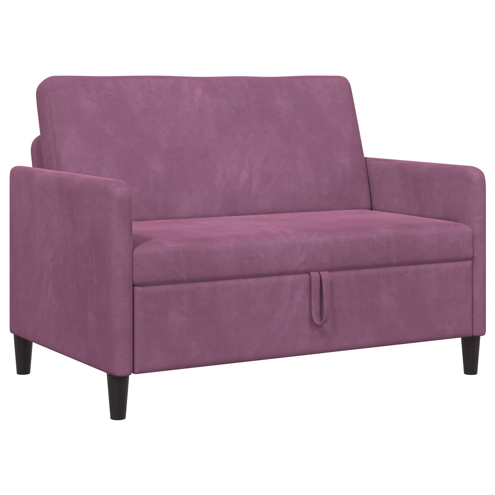 Sofa mit Stauraum Lila 122 x 78 x 87 cm Polyester