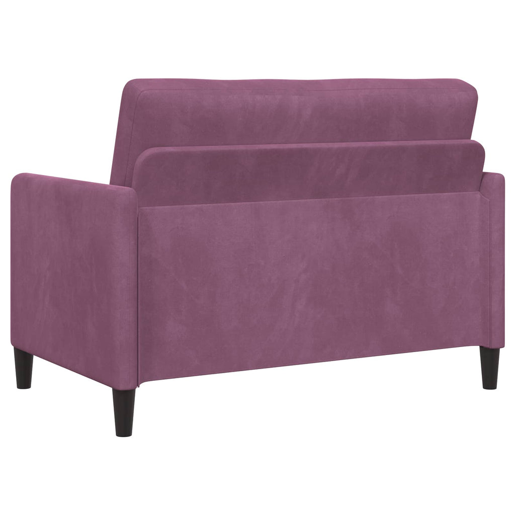 Sofa mit Stauraum Lila 122 x 78 x 87 cm Polyester