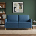 Sofa mit Stauraum Blau 152 x 78 x 87 cm Polyester