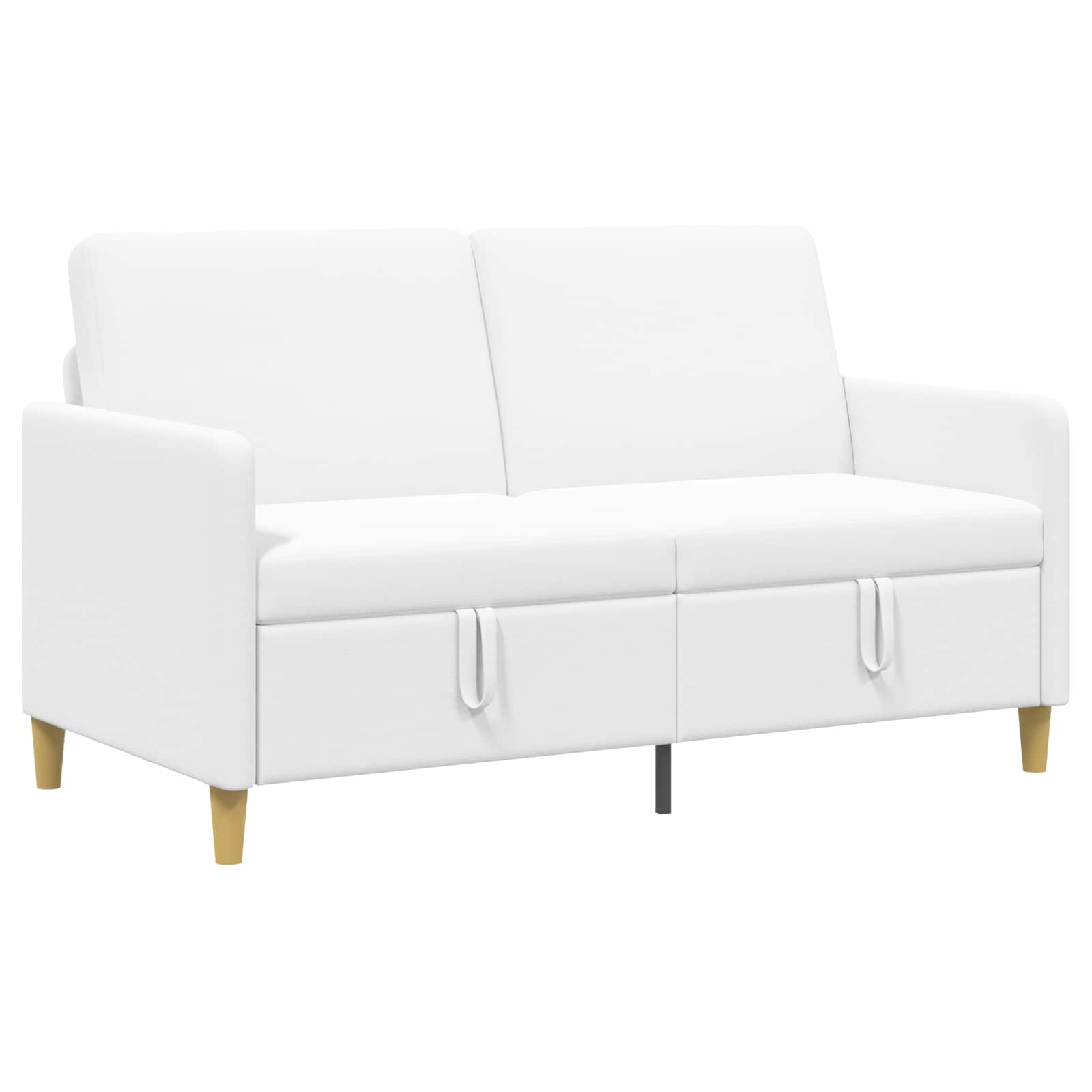 Sofa mit Stauraum Weiß 152 x 78 x 87 cm Polyester