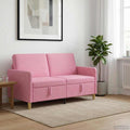 Sofa mit Stauraum Rosa 152 x 78 x 87 cm Polyester