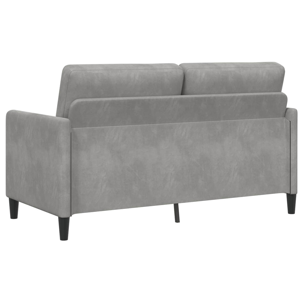 Sofa mit Stauraum Hellgrau 152 x 78 x 87 cm Polyester