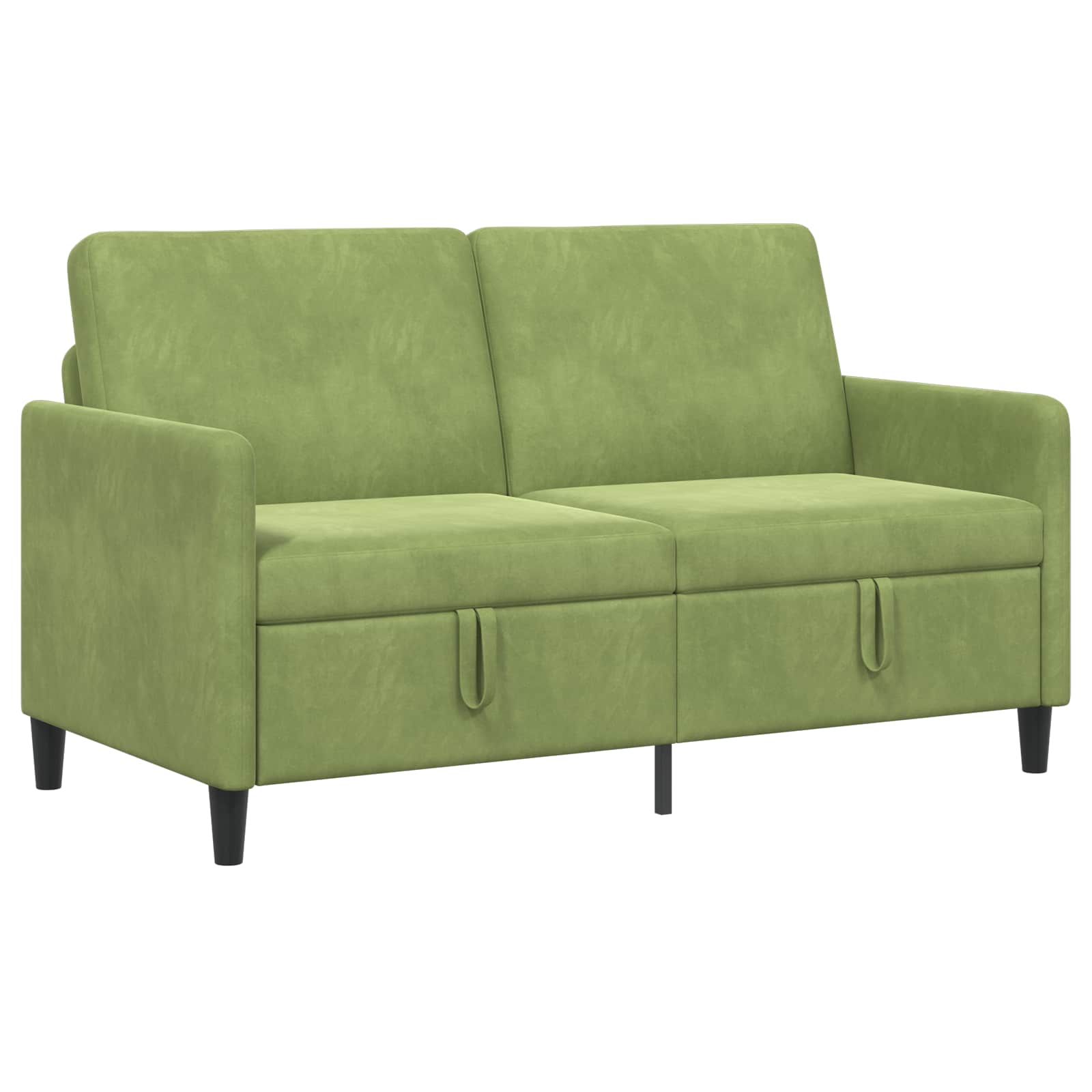Sofa mit Stauraum Hellgrün 152 x 78 x 87 cm Polyester