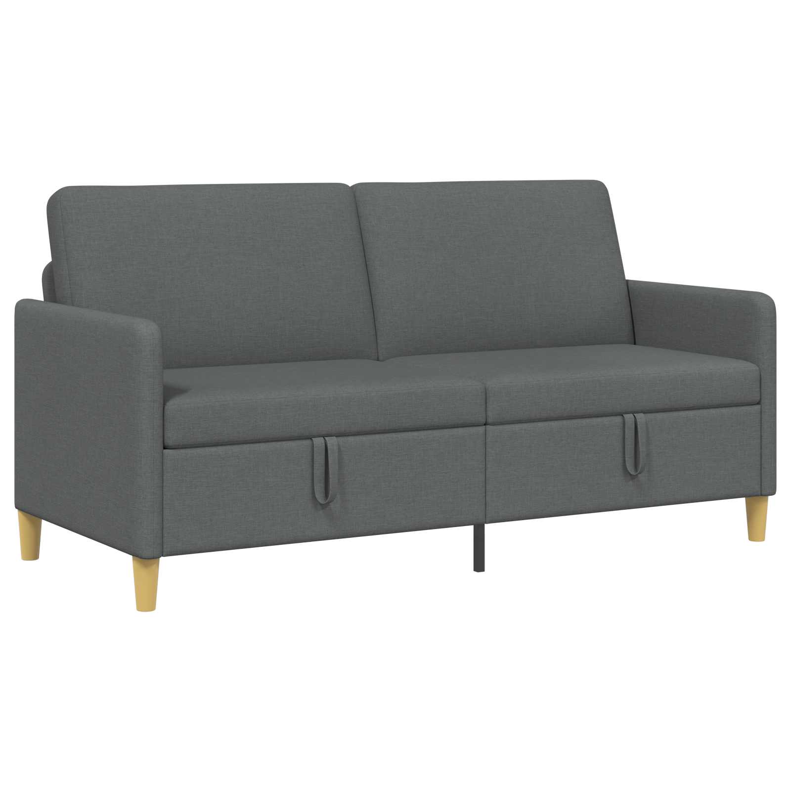 Sofa mit Stauraum Dunkelgrau 172 x 78 x 87 cm Polyester