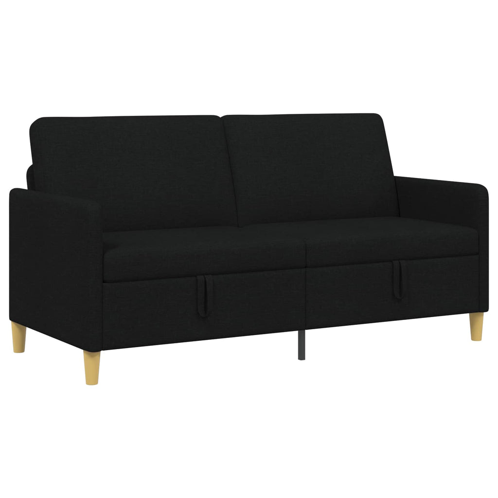 Sofa mit Stauraum Schwarz 172 x 78 x 87 cm Polyester