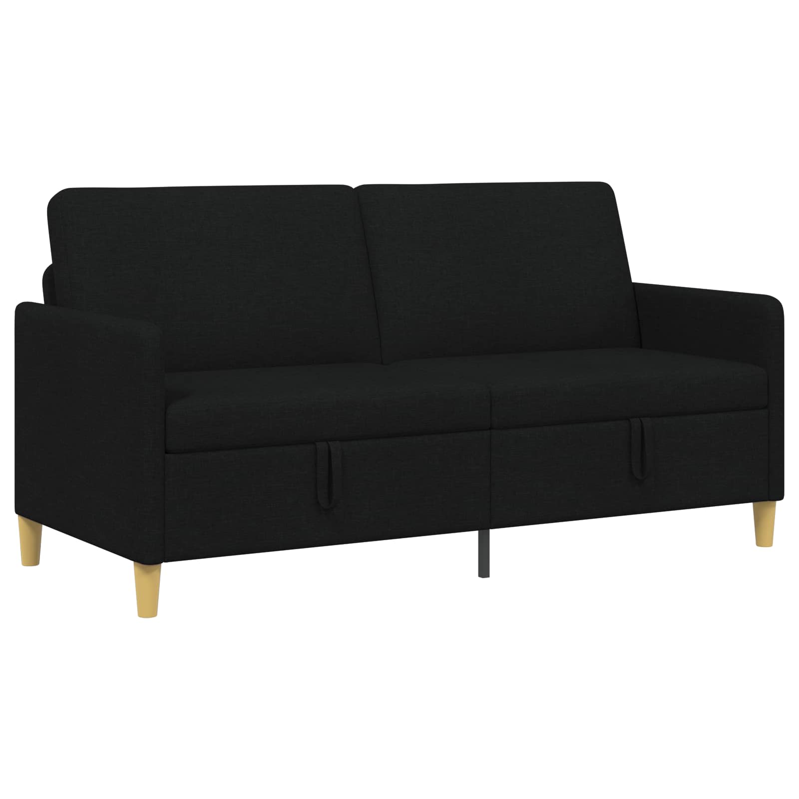 Sofa mit Stauraum Schwarz 172 x 78 x 87 cm Polyester