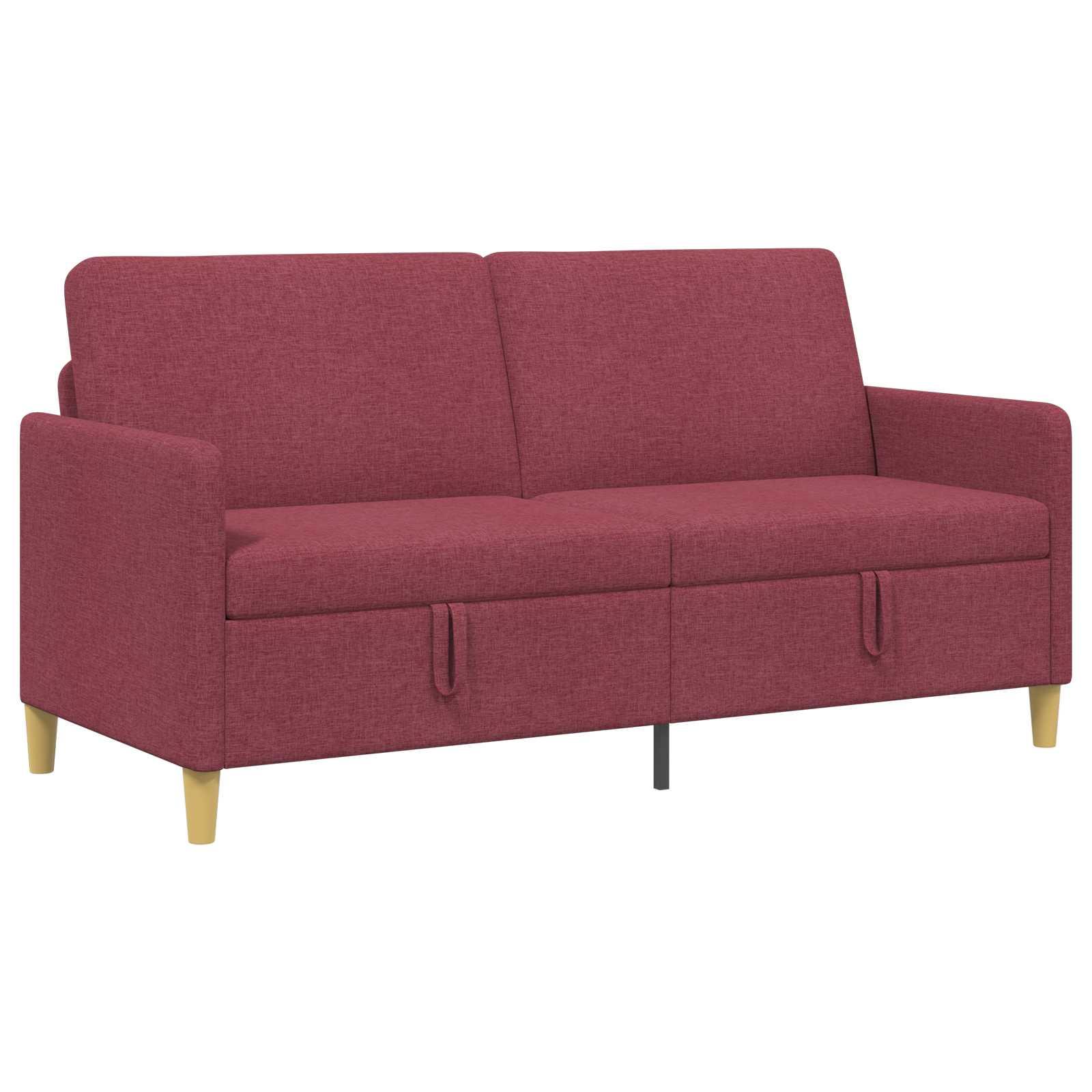 Sofa mit Stauraum Weinrot 172 x 78 x 87 cm Polyester
