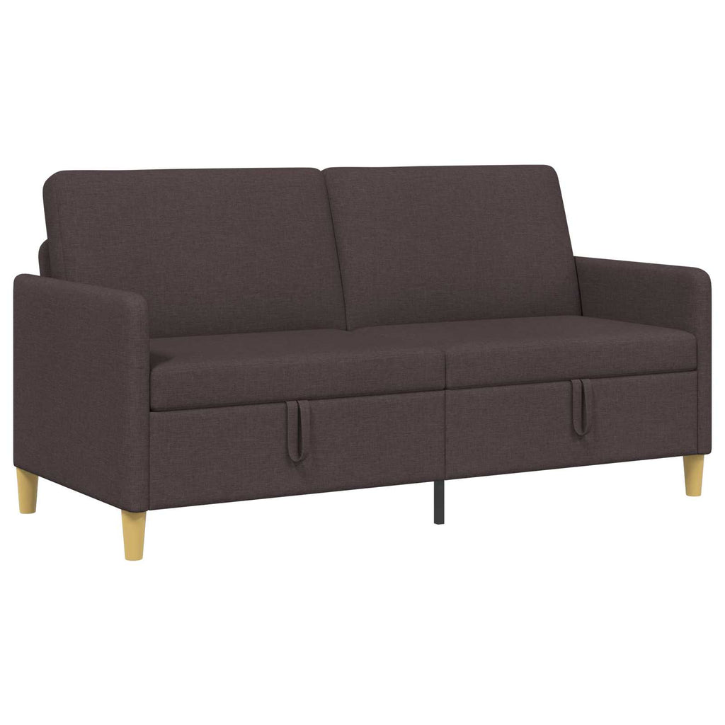 Sofa mit Stauraum Dunkelbraun 172 x 78 x 87 cm Polyester
