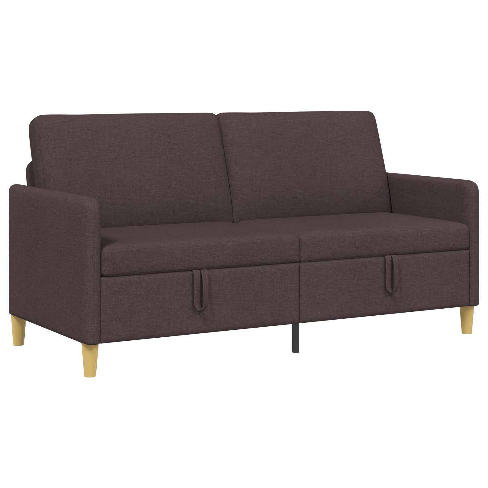 Sofa mit Stauraum Dunkelbraun 172 x 78 x 87 cm Polyester