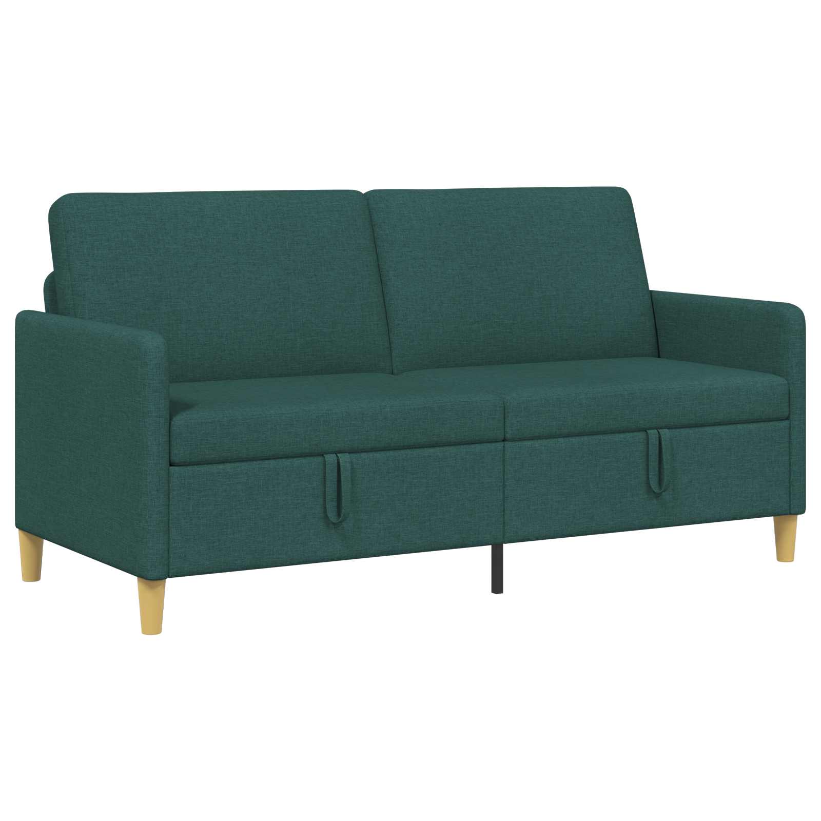 Sofa mit Stauraum Dunkelgrün 172 x 78 x 87 cm Polyester