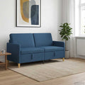 Sofa mit Stauraum Blau 172 x 78 x 87 cm Polyester