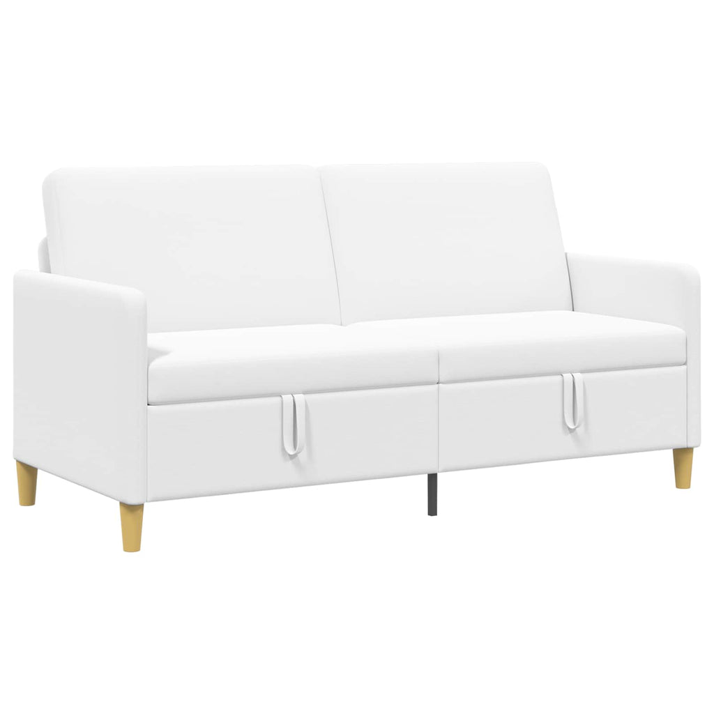 Sofa mit Stauraum Weiß 172 x 78 x 87 cm Polyester