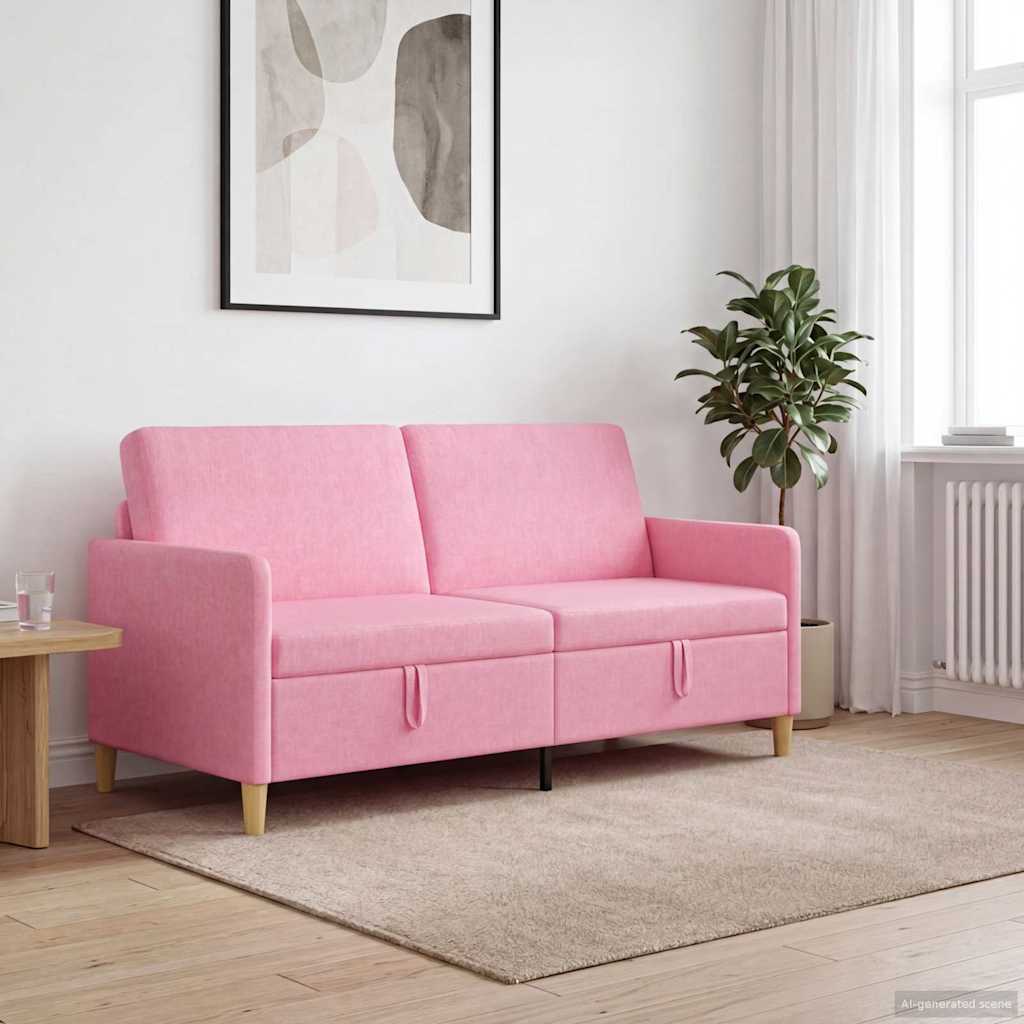 Sofa mit Stauraum Rosa 172 x 78 x 87 cm Polyester
