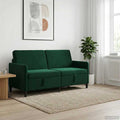 Sofa mit Stauraum Dunkelgrün 172 x 78 x 87 cm Polyester