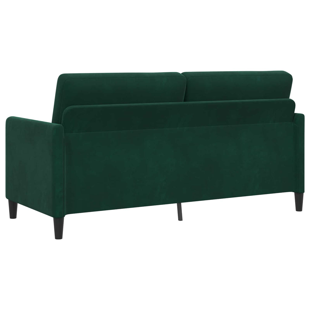 Sofa mit Stauraum Dunkelgrün 172 x 78 x 87 cm Polyester