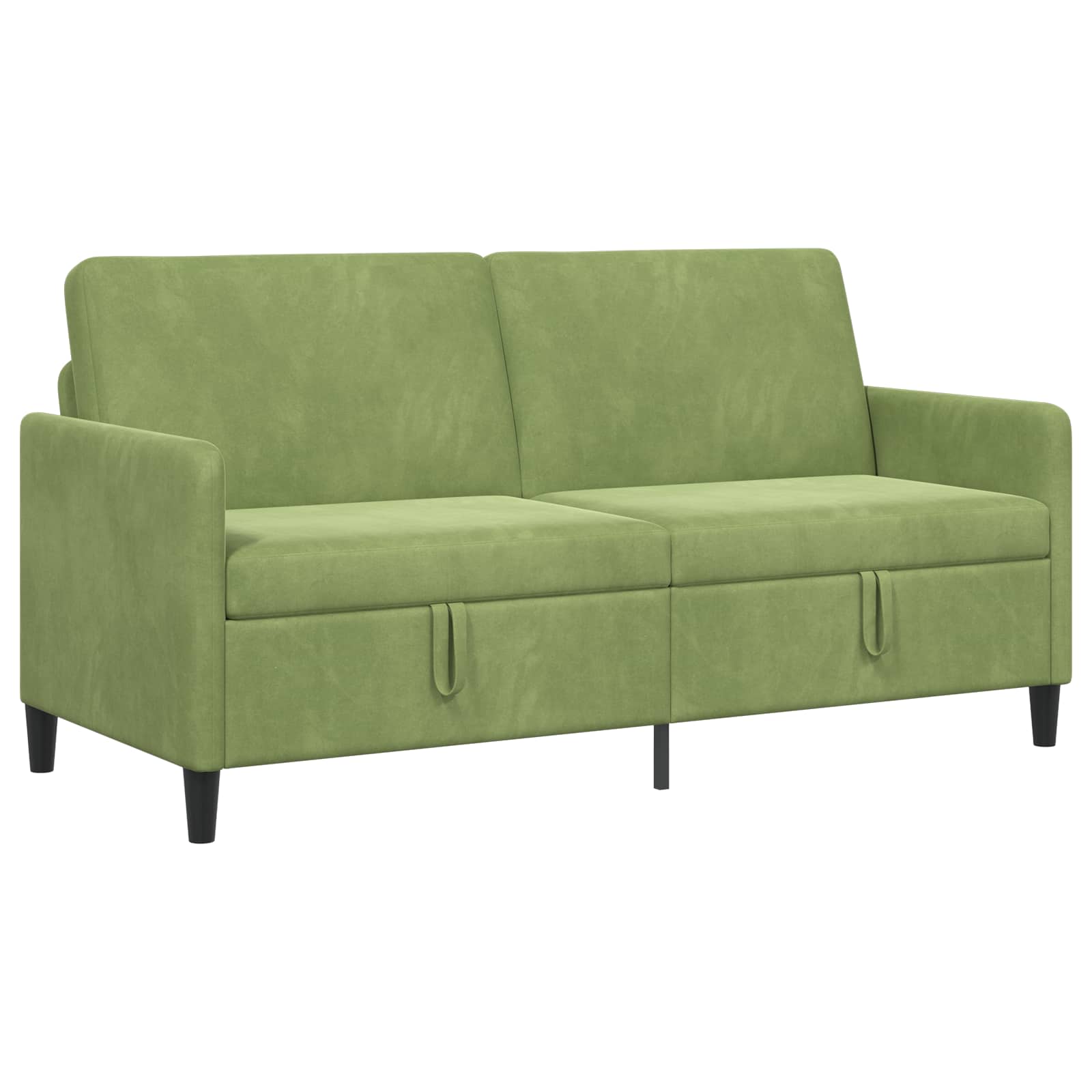 Sofa mit Stauraum Hellgrün 172 x 78 x 87 cm Polyester