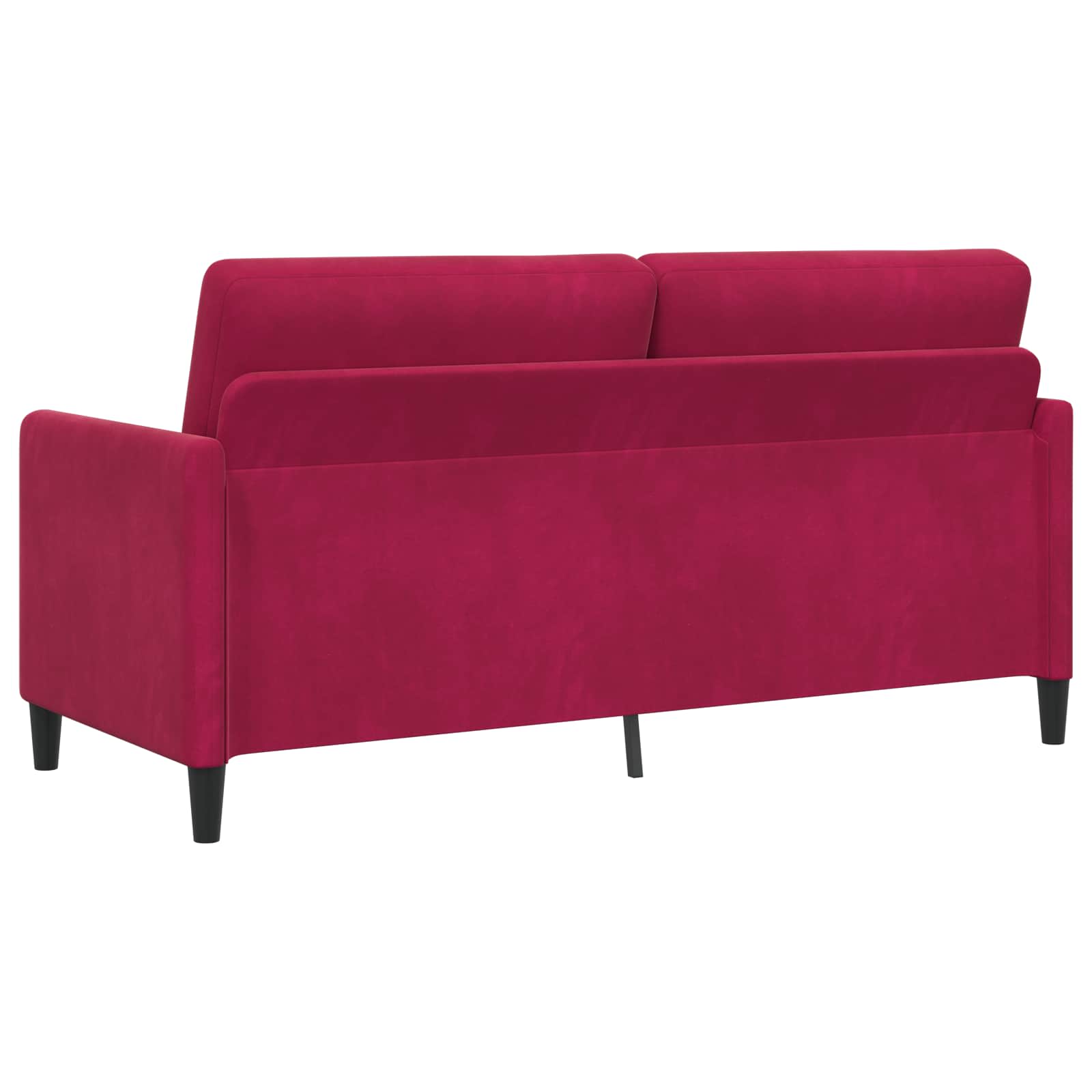 Sofa mit Stauraum Weinrot 172 x 78 x 87 cm Polyester