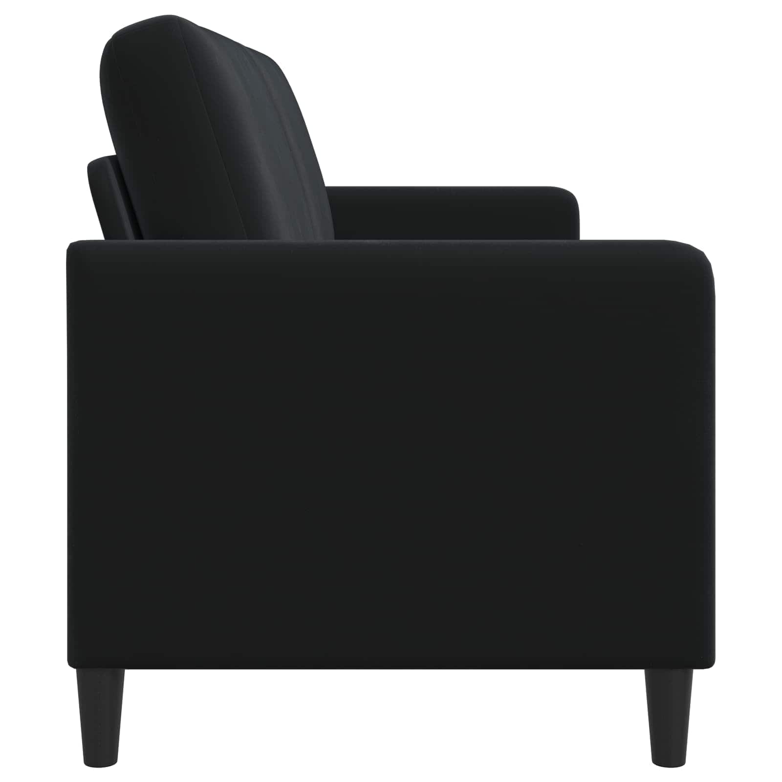 Sofa mit Stauraum Schwarz 172 x 78 x 87 cm Polyester