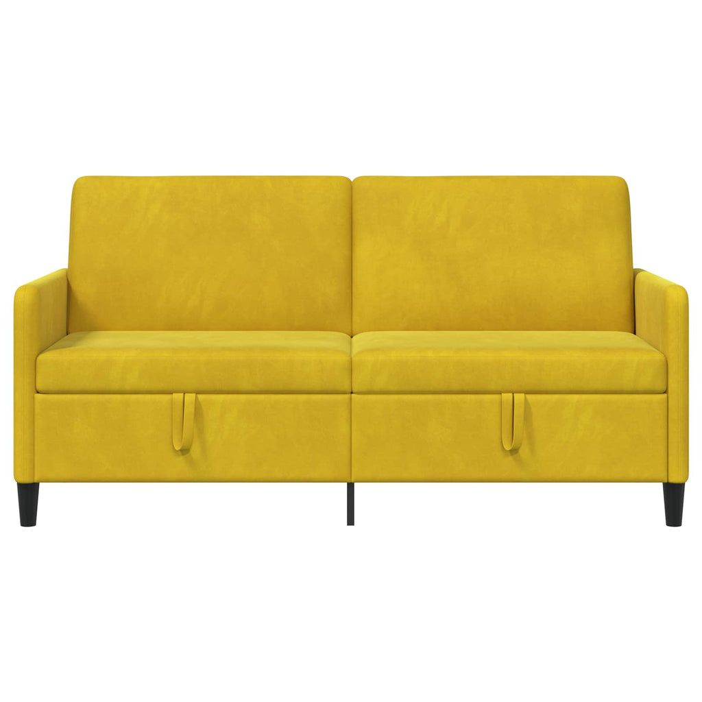 Sofa mit Stauraum Gelb 172 x 78 x 87 cm Polyester