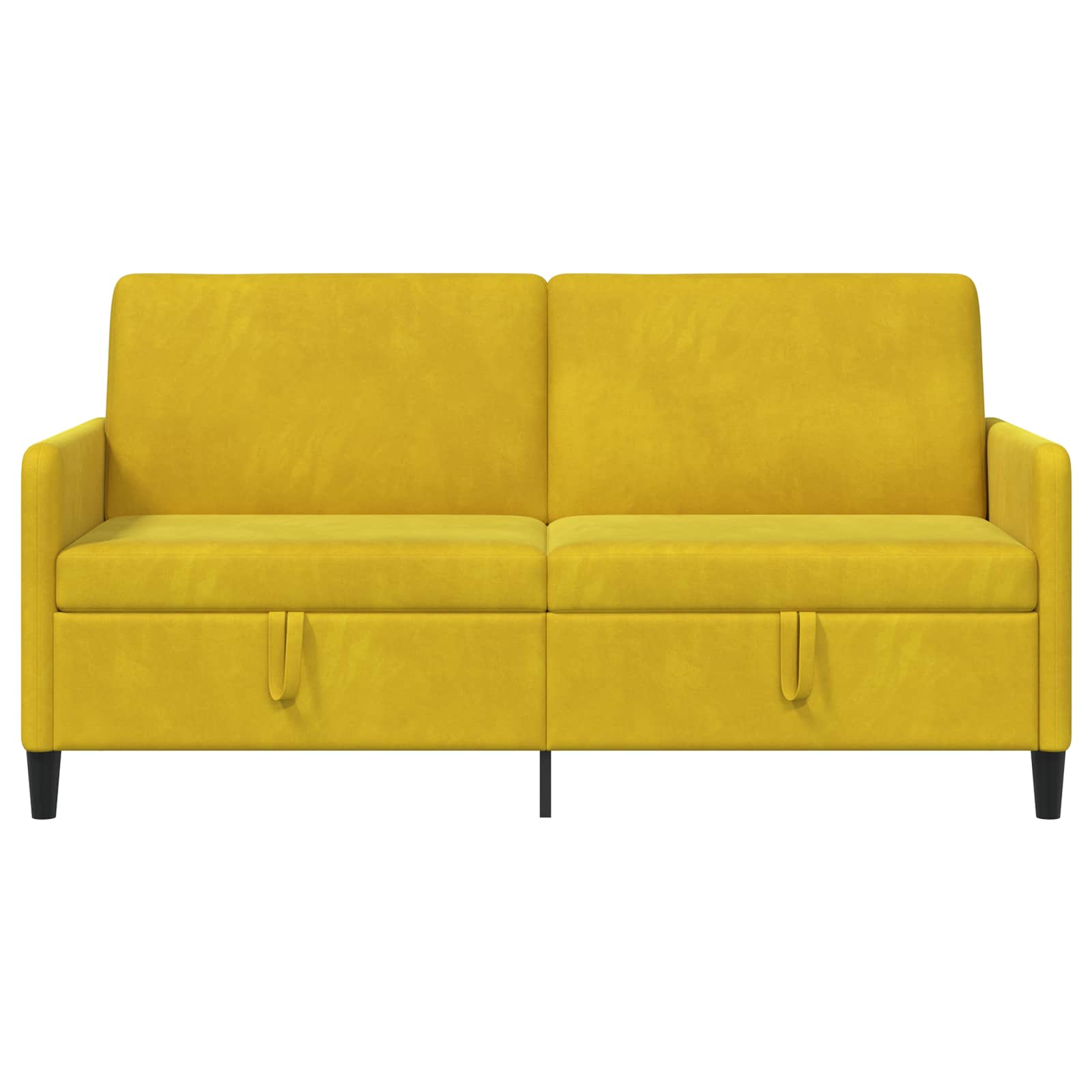 Sofa mit Stauraum Gelb 172 x 78 x 87 cm Polyester