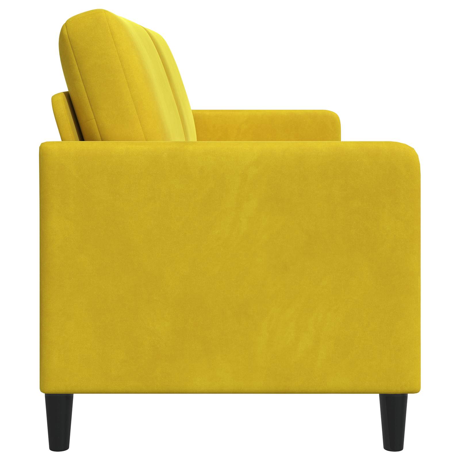 Sofa mit Stauraum Gelb 172 x 78 x 87 cm Polyester
