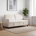 Sofa mit Stauraum Creme 172 x 78 x 87 cm Polyester