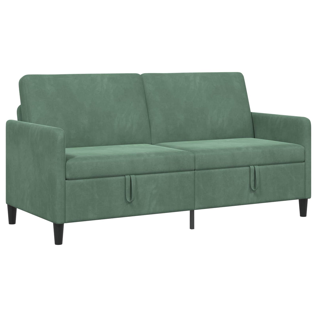 Sofa mit Stauraum Meergrün 172 x 78 x 87 cm Polyester