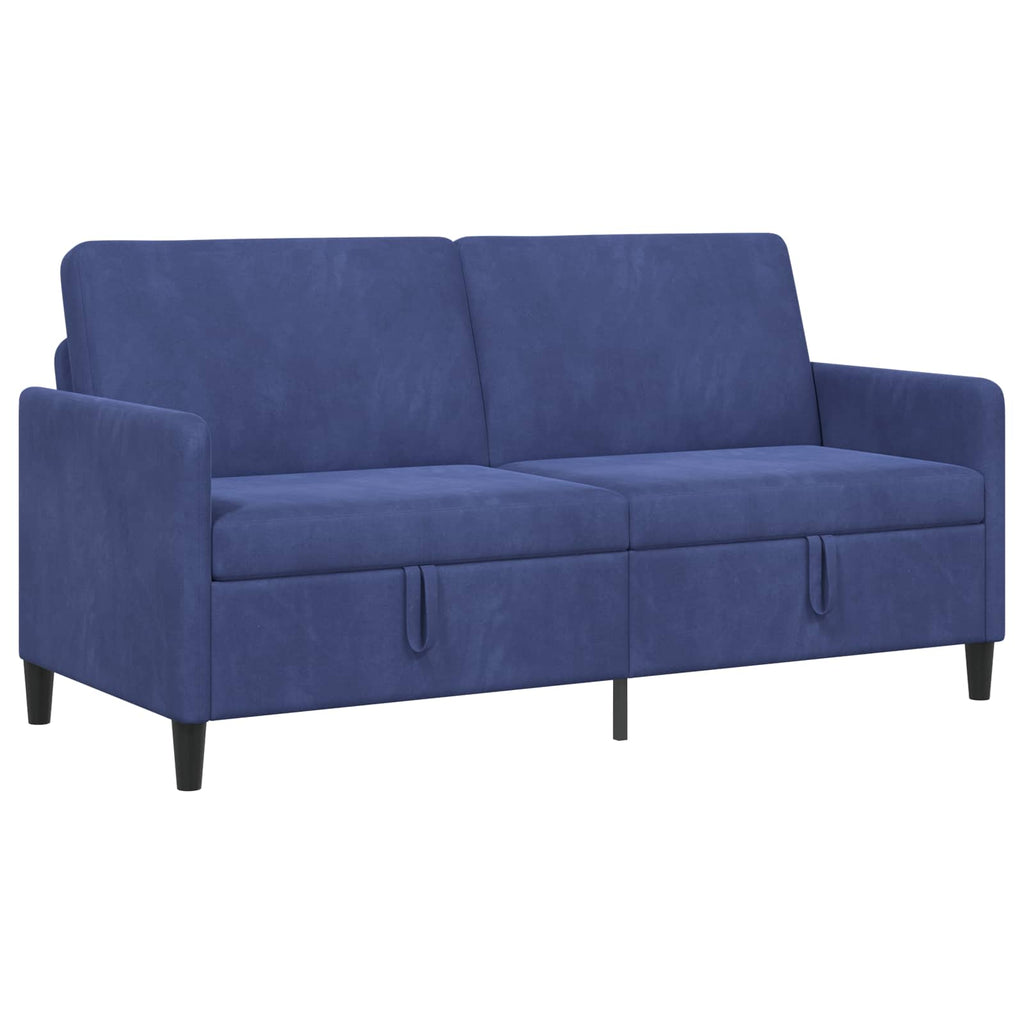 Sofa mit Stauraum Polizeiblau 172 x 78 x 87 cm Polyester