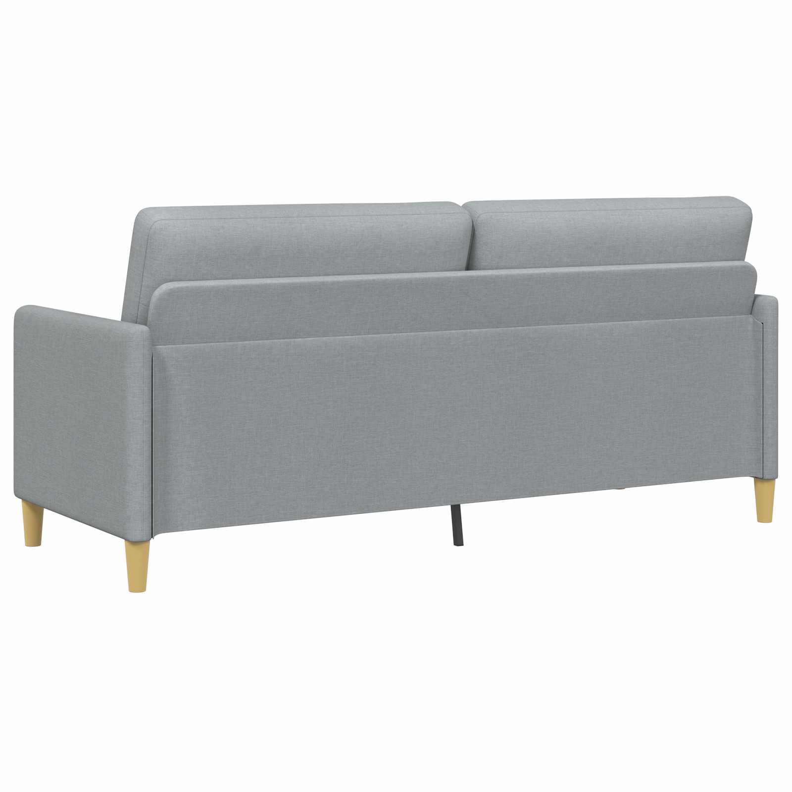 Sofa mit Stauraum Hellgrau 192 x 78 x 87 cm Polyester