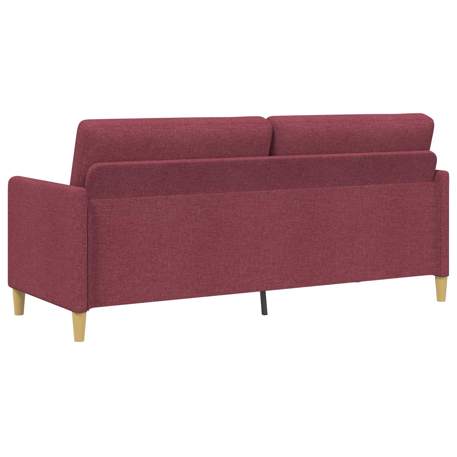 Sofa mit Stauraum Weinrot 192 x 78 x 87 cm Polyester