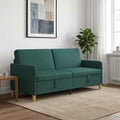 Sofa mit Stauraum Dunkelgrün 192 x 78 x 87 cm Polyester