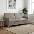 Sofa mit Stauraum Taupe 192 x 78 x 87 cm Polyester
