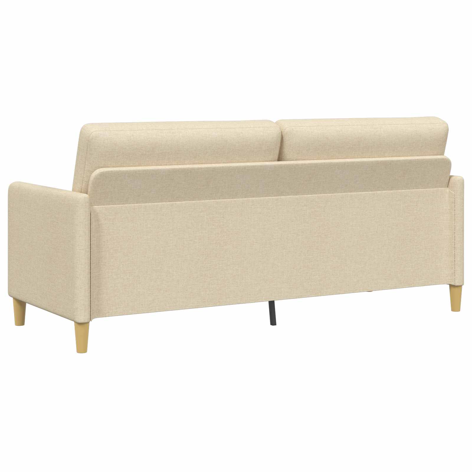 Sofa mit Stauraum Creme 192 x 78 x 87 cm Polyester