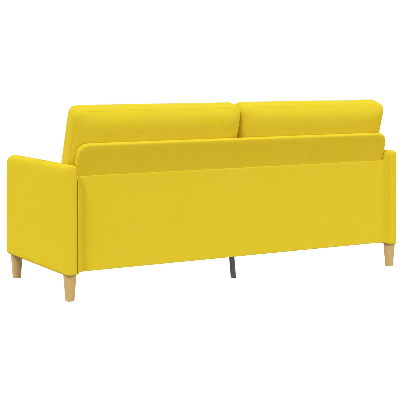 Sofa mit Stauraum Helles Gelb 192 x 78 x 87 cm Polyester