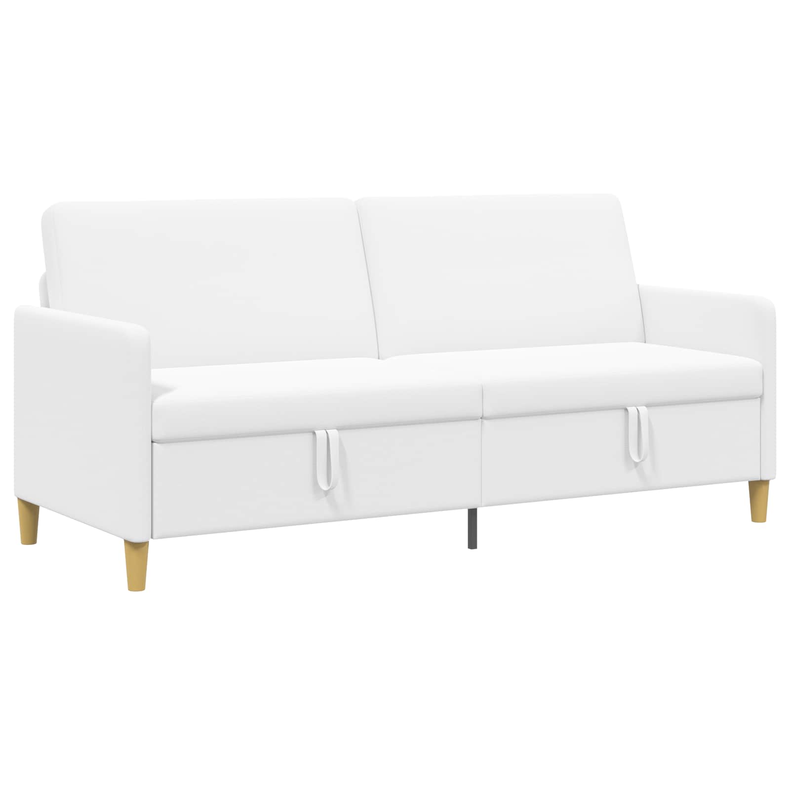 Sofa mit Stauraum Weiß 192 x 78 x 87 cm Polyester